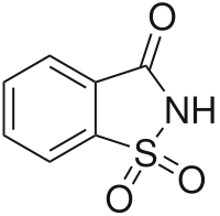 sacarina molécula